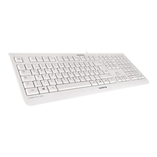 Cherry KC 1000 - Tastatur - Deutsch - Hellgrau Produktbild Additional View 3 L