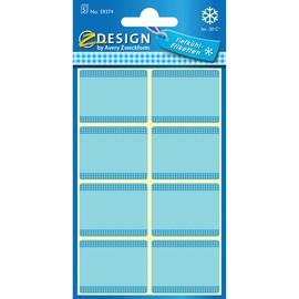 Tiefkühl-Etiketten 36x28mm blau Zweckform 59374 (BTL=40 STÜCK) Produktbild