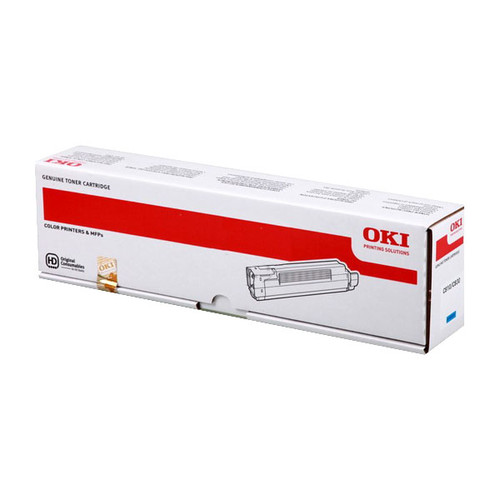 Toner für Oki C810/C830 8000 Seiten cyan OKI 44059107 Produktbild Front View L