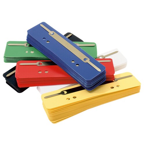 Einhänge-Heftstreifen kurz mit Metall-Deckschiene 34x150mm dunkelblau PP Soennecken 03184 (PACK=25 STÜCK) Produktbild Additional View 1 L