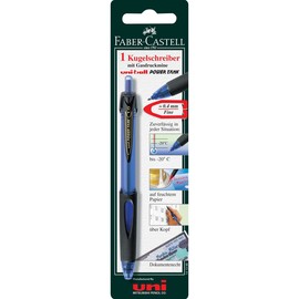 Kugelschreiber Uniball Power Tank SN-220 0,4mm blau Blister Faber Castell 141396 Produktbild