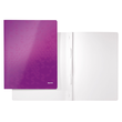 Schnellhefter WOW A4 violett metallic PP-laminierter Karton Leitz 3001-00-62 Produktbild