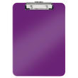 Klemmbrett WOW A4 bis 75Blatt violett metallic Polystyrol Leitz 3971-00-62 Produktbild