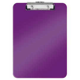 Klemmbrett WOW A4 bis 75Blatt violett metallic Polystyrol Leitz 3971-00-62 Produktbild