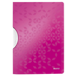 Klemmmappe WOW ColorClip A4 bis 30Blatt pink metallic PP Leitz 4185-00-23 Produktbild