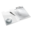 Klemmmappe WOW mit Deckel und Tasche A4 bis 75Blatt eisblau metallic Polyfoam Leitz 4199-00-51 Produktbild Additional View 1 S