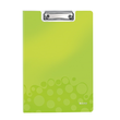 Klemmmappe WOW mit Deckel und Tasche A4 bis 75Blatt grün metallic Polyfoam Leitz 4199-00-64 Produktbild