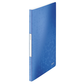 Sichtbuch WOW mit 20 Hüllen A4 blau metallic PP Leitz 4631-00-36 Produktbild