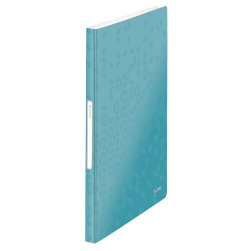 Sichtbuch WOW mit 40 Hüllen A4 eisblau metallic PP Leitz 4632-00-51 Produktbild Front View L