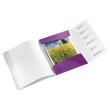 Ordnungsmappe WOW mit Gummizug A4 mit 6 Fächern und 3 Klappen violett metallic PP Leitz 4633-00-62 Produktbild Additional View 1 S
