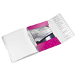 Ordnungsmappe WOW mit Gummizug A4 mit 12 Fächern und 3 Klappen pink metallic PP Leitz 4634-00-23 Produktbild Additional View 1 S