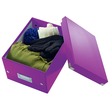 Archivbox WOW Click & Store 220x160x282mm violett metallic Leitz 6043-00-62 Produktbild Additional View 1 S