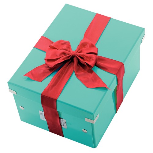 Archivbox WOW Click & Store 281x200x370mm eisblau metallic Leitz 6044-00-51 Produktbild Additional View 4 L