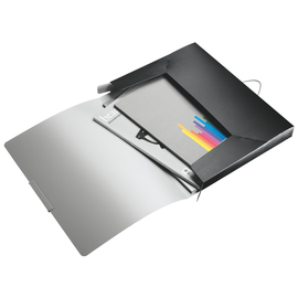 Ablagebox Style für A4 330x250x37mm für 250Blatt satin schwarz PP Leitz Leitz 3956-00-94 Produktbild