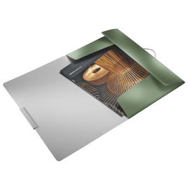 Eckspanner Style mit 3 Klappen A4 für 150Blatt seladon grün PP Leitz 3977-00-53 Produktbild
