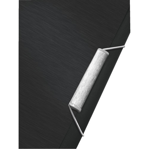 Eckspanner Style mit 3 Klappen A4 für 150Blatt satin schwarz PP Leitz 3977-00-94 Produktbild Additional View 1 L
