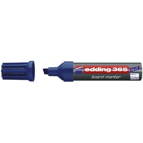 Whiteboardmarker 365 2-7mm Keilspitze blau trocken abwischbar Edding 4-365003 Produktbild