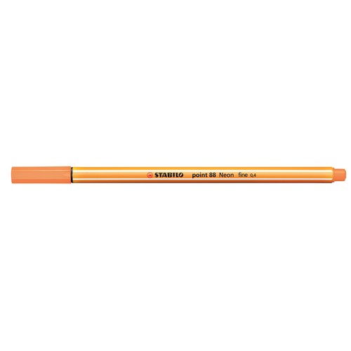 Fineliner Point 88 0,4mm neonorange Stabilo 88/054 Produktbild Additional View 1 L