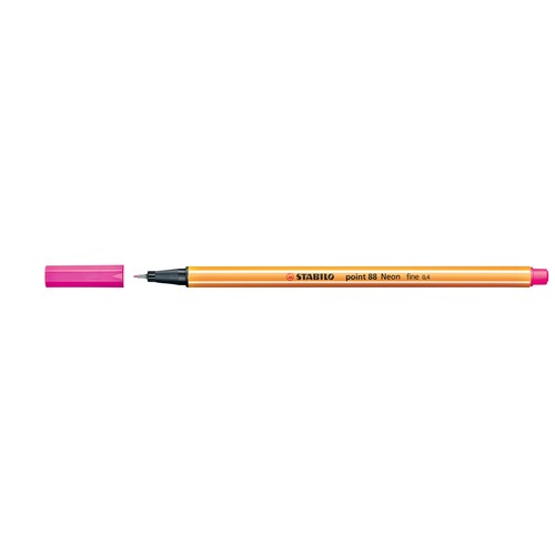 Fineliner Point 88 0,4mm neonpink Stabilo 88/056 Produktbild Additional View 1 L