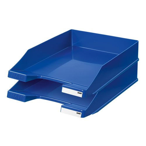 Briefkorb Standard für A4 243x57x335mm blau Kunststoff HAN 1027-X-14 Produktbild Additional View 1 L