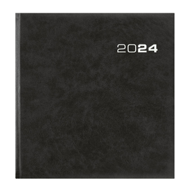 Wochenbuch 2024 21x21cm 1Woche/2Seiten anthrazit Zettler 786-0021 Produktbild