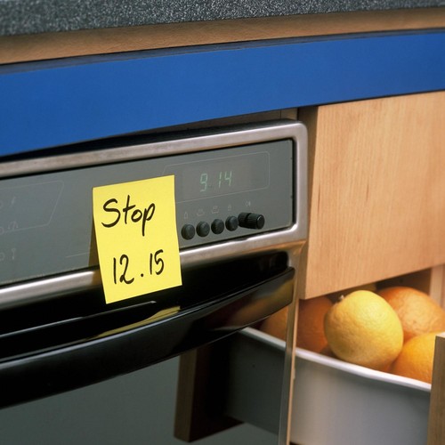 Haftnotizen Post-it Super Sticky Notes Würfel 76x76mm narzissengelb Papier 3M 2014-S (ST=270 BLATT) Produktbild Additional View 3 L