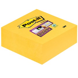Haftnotizen Post-it Super Sticky Notes Würfel 76x76mm narzissengelb Papier 3M 2014-S (ST=270 BLATT) Produktbild