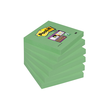 Haftnotizen Post-it Super Sticky Notes Einzelblock 76x76mm lindgrün Papier 3M 6546SA (ST=90 BLATT) Produktbild Additional View 4 S
