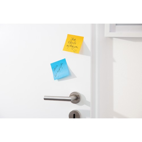 Haftnotizen Post-it Super Sticky Notes Promotion 76x76mm neon Papier 3M 654SE24P (PACK=21X90BLATT + 3X90BLATT GRATIS) Produktbild Back View L