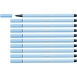 Fasermaler Pen 68 1mm Rundspitze kobaltblau hell Stabilo 68/11 Produktbild Additional View 3 S