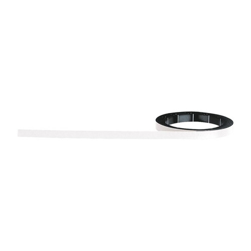Magnetband 1m x 5mm weiß beschriftbar Magnetoplan 1260500 Produktbild Front View L
