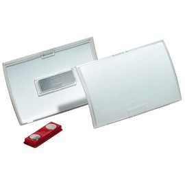 Namensschild CLICK FOLD mit Magnet 40x75mm Durable 8212-19 (PACK=10 STÜCK) Produktbild