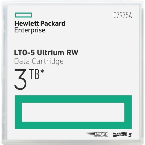 Data Cartridge LTO-5 Tape 3TB Ultrium HP C7975A Produktbild Front View L