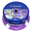 DVD+R DL 8fach Datalife Plus bedruckbar White Fullsize Surface 8,5GB/240Min. Verbatim 43667 (PACK=25 STÜCK) Produktbild
