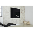 Glas-Magnetboard artverum 1000x1000x15mm schwarz inkl. Magnete Sigel GL200 Produktbild Additional View 2 S