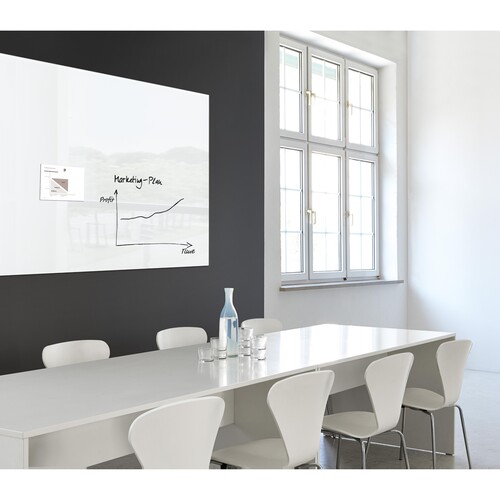 Glas-Magnetboard artverum 1800x1200x18mm super-weiß inkl. Magnete Sigel GL230 Produktbild Additional View 2 L