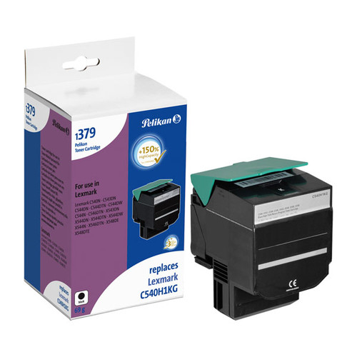 Toner für Optra C540N/C543DN 2500Seiten schwarz Lexmark C540H1KG Produktbild Front View L