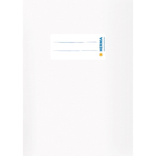 Heftumschlag A5 weiß Kunststoff Herma 7420 Produktbild