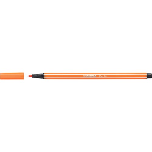 Fasermaler Pen 68 1mm Rundspitze gelbrot Stabilo 68/30 Produktbild