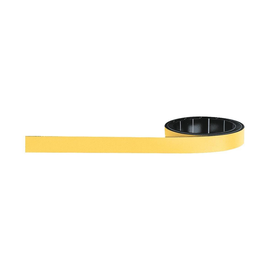 Magnetband 1m x 10mm gelb beschriftbar Magnetoplan 1261002 Produktbild