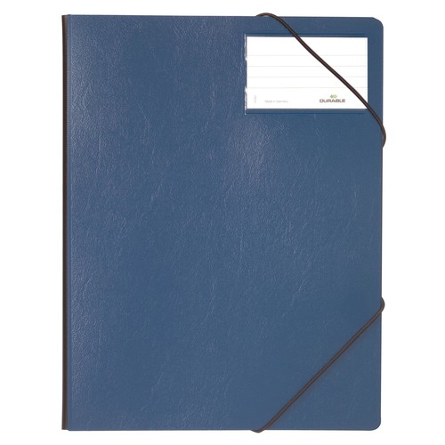 Eckspanner A4 15mm dunkelblau Hartfolie Durable 2320-07 Produktbild Front View L