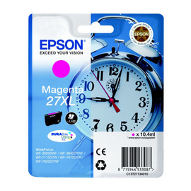 Tintenpatrone 27XL für Epson WF3620/ 7110DTW/7600 10,4ml magenta Epson T271340 Produktbild