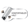 Vierfarb-Kugelschreiber Grip Stylus mit Touchpen-Funktion 0,4mm Bic 926404 Produktbild Back View S