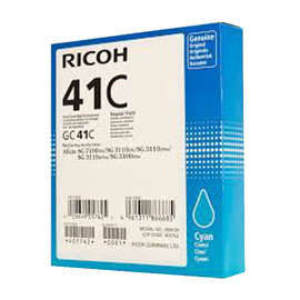 Gel Patrone GC-41C für Ricoh SG 3100/ 7100 cyan Ricoh 2200Seiten 405762 Produktbild