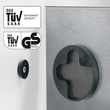 Glas-Magnetboard artverum 1300x550x15mm schwarz inkl. Magnete Sigel GL240 Produktbild Additional View 8 S