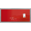 Glas-Magnetboard artverum 1300x550x15mm rot inkl. Magnete Sigel GL242 Produktbild
