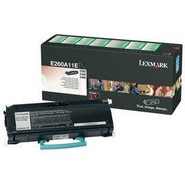 Toner für Optra E260/360/460 3500Seiten schwarz Lexmark E260A11E Produktbild