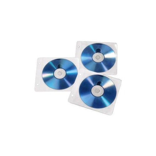CD Doppel-Hülle 14,3x12,8cm für 2 CDs transparent Hama 00084101 (PACK=50 STÜCK) Produktbild Additional View 2 L