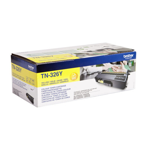 Toner für Brother HL-L8250/MFC-L8600 3500Seiten yellow Brother TN-326Y Produktbild Additional View 1 L