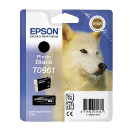 Tintenpatrone T0961 für Epson Stylus Photo R2880 11,4ml FOTOschwarz Epson T096140 Produktbild